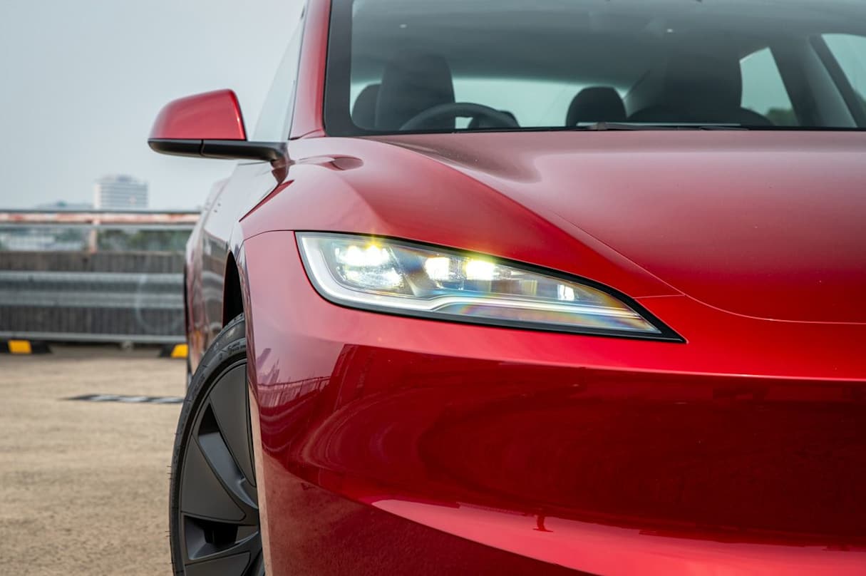 While I didn’t mind the almost Porsche-like headlights of the outgoing car, these new slim ones really grew on me. (image: Tom White)