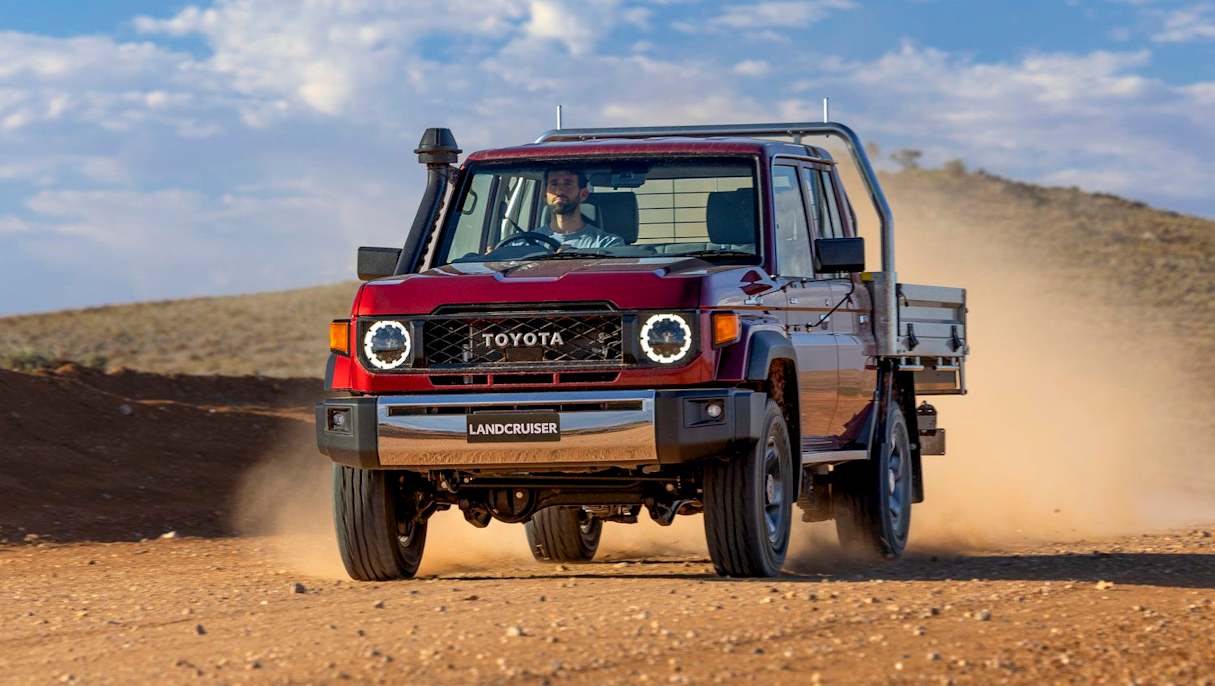 Toyota LandCruiser 70 Series.