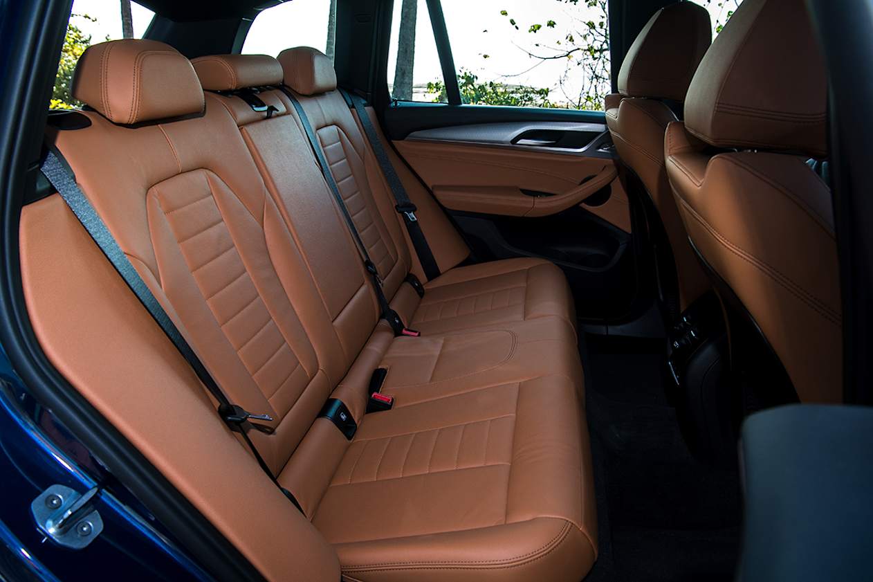 Backseat riders get both vents and temperature controls, and there's a 12-volt power source, too - no USBs, though.