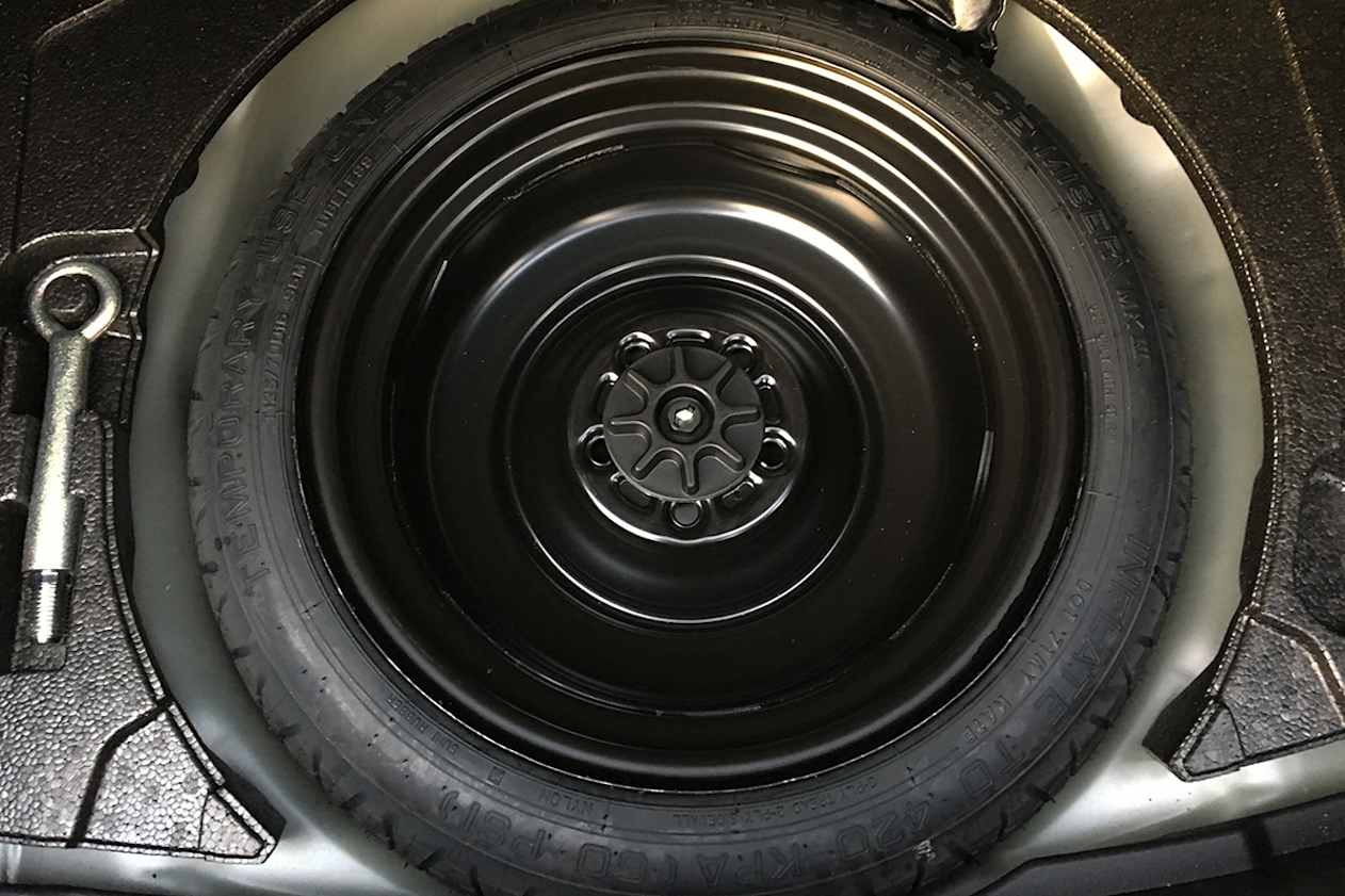 None of the range features a full size spare. (Image credit: Peter Anderson)