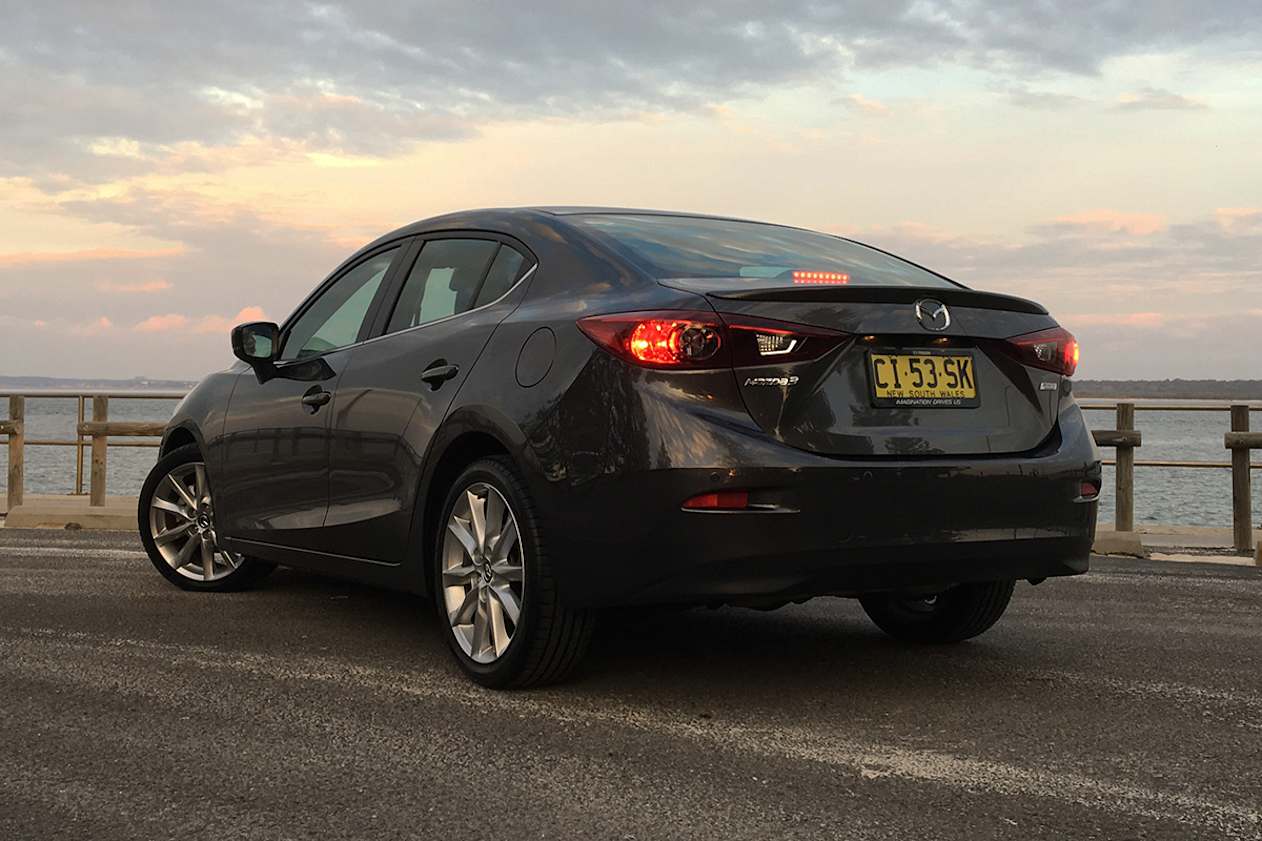 The 3&#039;s third iteration is sleek and fluid, as befits Mazda&#039;s successful &#039;Kodo&#039; design language. (Image credit: Peter Anderson)