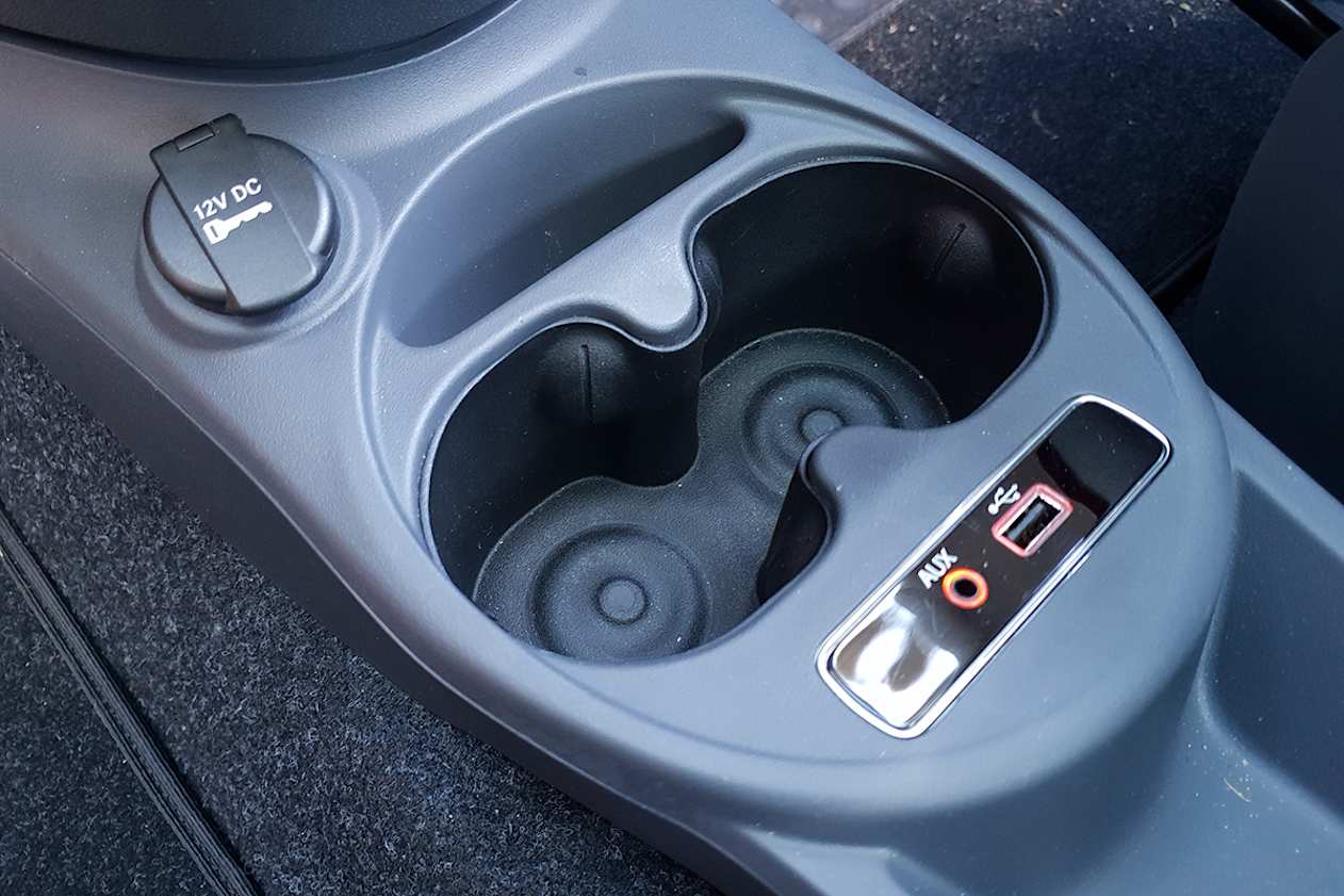 While there are aux and USB inputs, there's isn't much space for your phone and iPod. Especially if you have drinks.