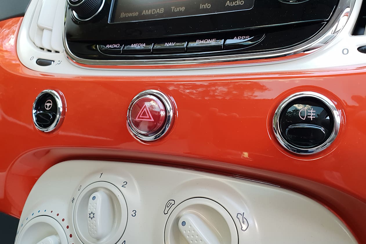 Some of the buttons across the cabin look like boiled sweets. Marvelous.