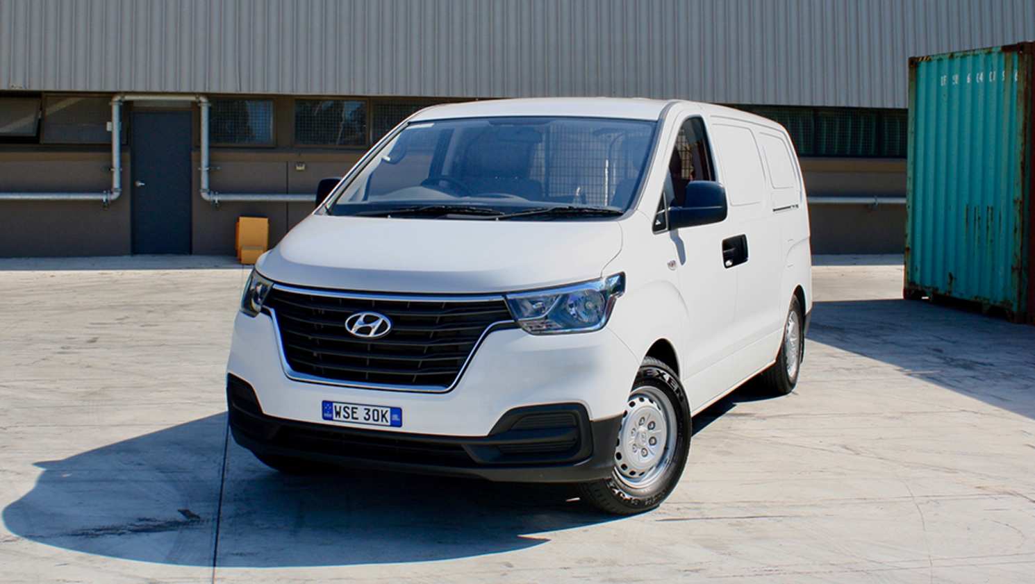 The updated Hyundai iLoad 2018 van fits into the brand&#039;s showroom a little better than its rounder-looking predecessor. (image credit: Matt Campbell)