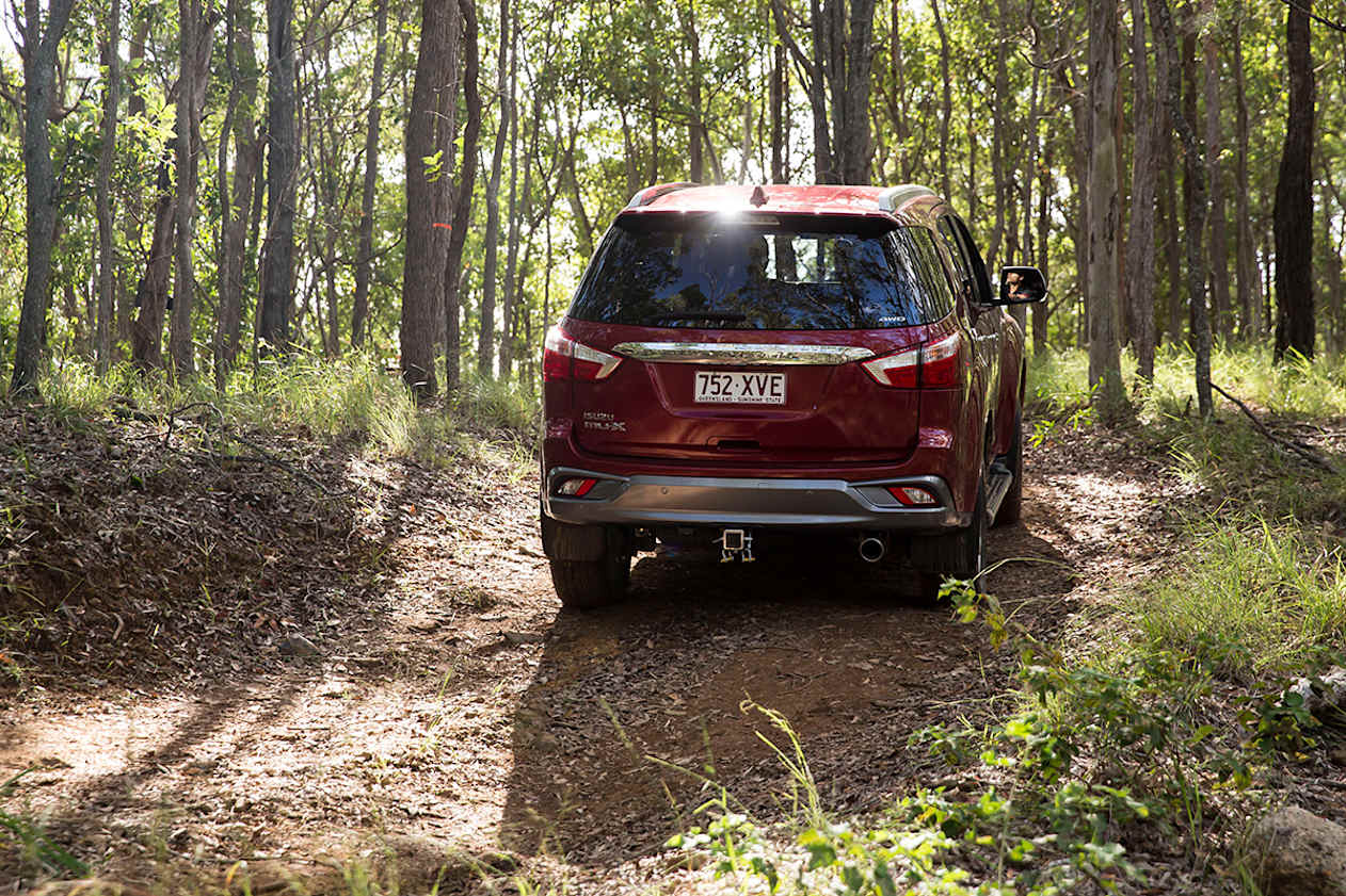 There are seven variants in the MY18 MU-X range. All are seven-seater SUVs.