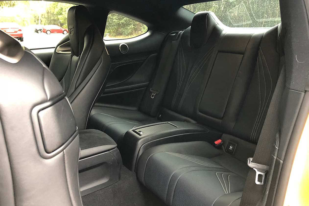 Climb into the back and you&#039;ll find the space cramped for anyone but kids. (RC F pictured) (image: Andrew Chesterton)