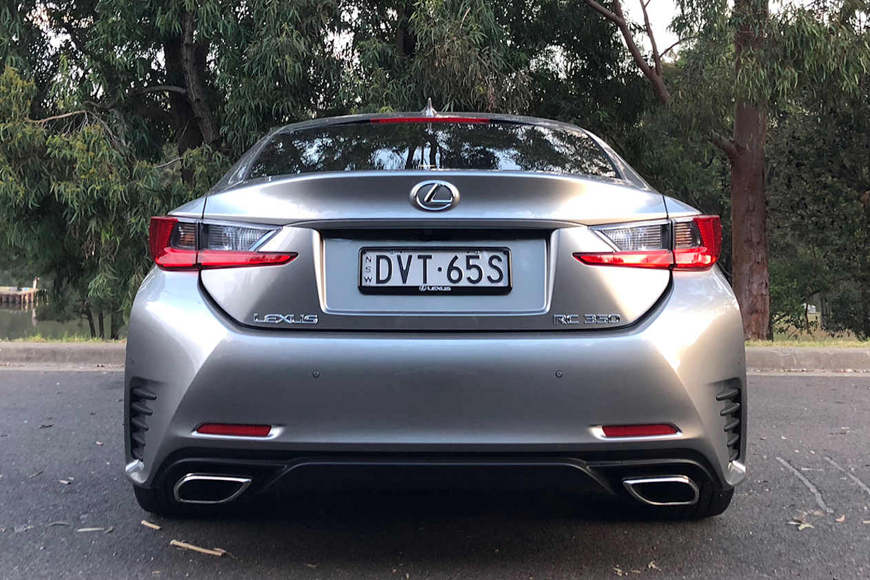 The regular RC models make do with twin exhaust tips. (RC350 pictured) (image: Andrew Chesterton)