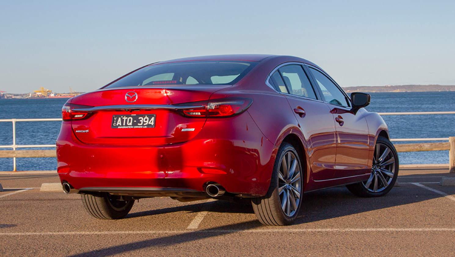 The 6 is a seriously good-looking car, and I mean that in a head-turning, wolf-whistling kind of way. (image: Peter Anderson)