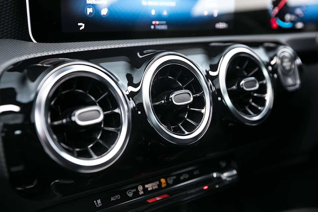 Grab yourself the AMG Exclusive package and your air vents will be lit up with glowing LEDs.