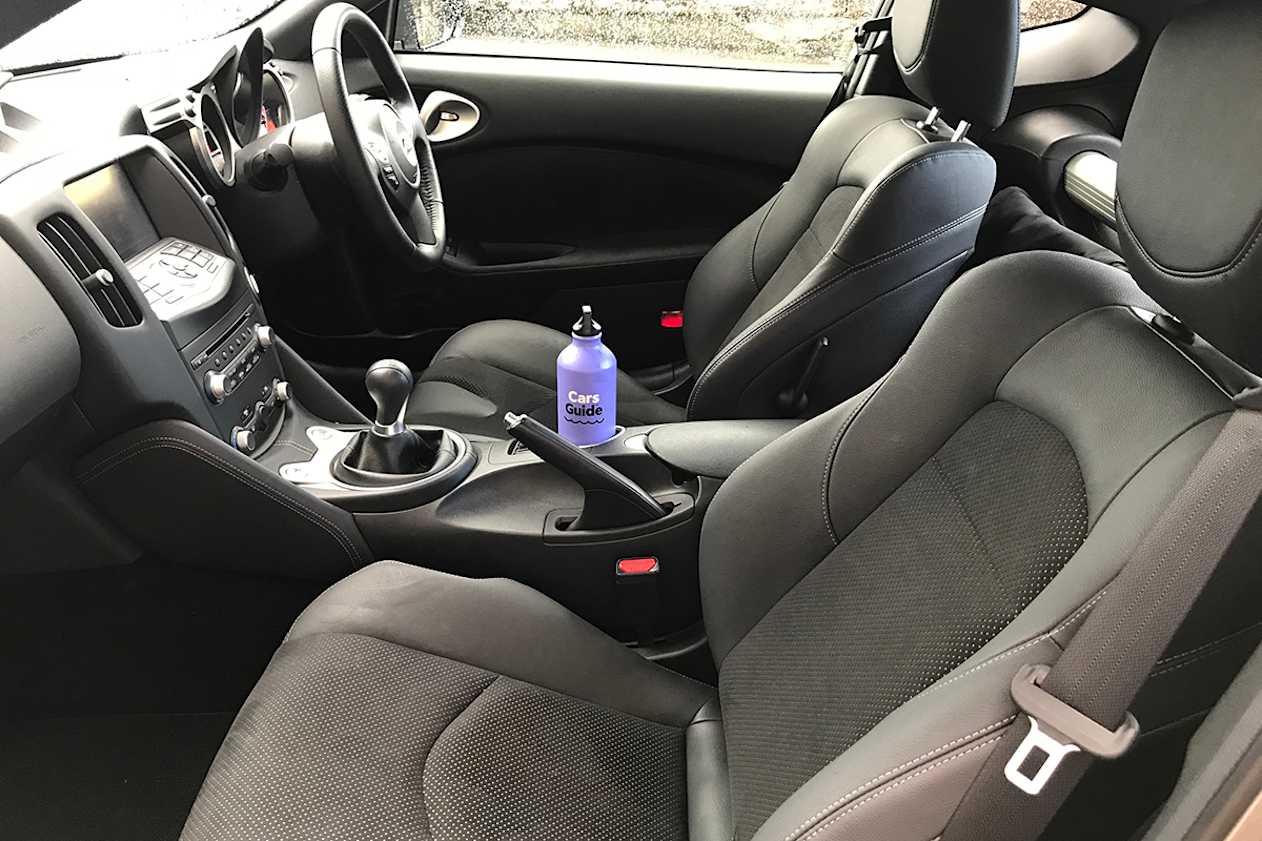 Two seats means practicality is a relative term when applied to the 370Z. (image: James Cleary)