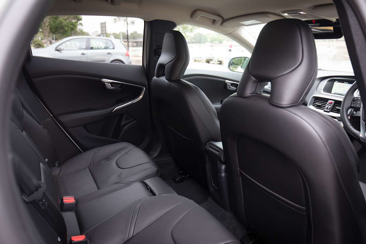 Legroom in the back is limited - although at 191cm I can just sit behind my driving position. (image credit: Richard Berry)