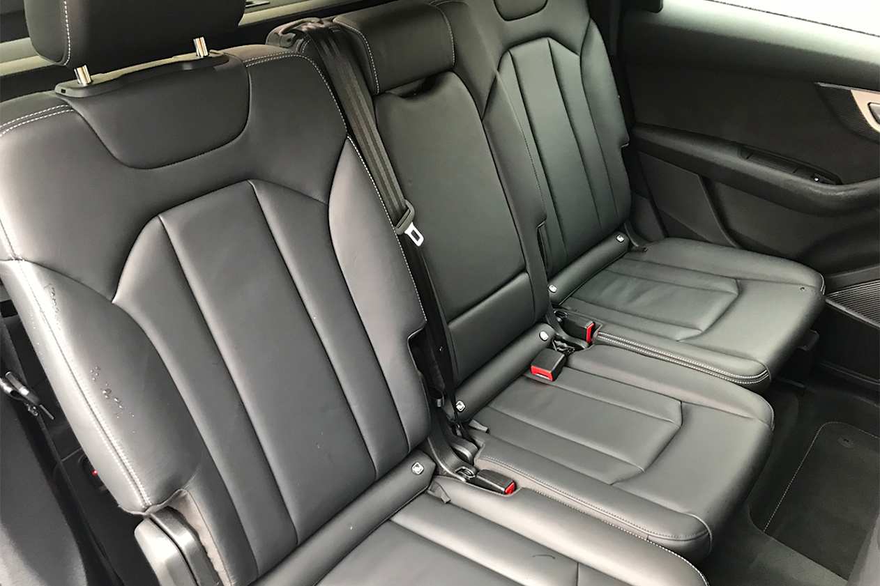 Second-row passengers are also sorted, with ample leg and headroom. 