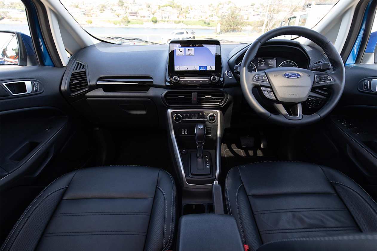 In the top spec Titanium you’ll find leather seats which aren’t the highest quality but still look good and if you’ve got sticky-fingered kids. (image credit: Dean McCartney)