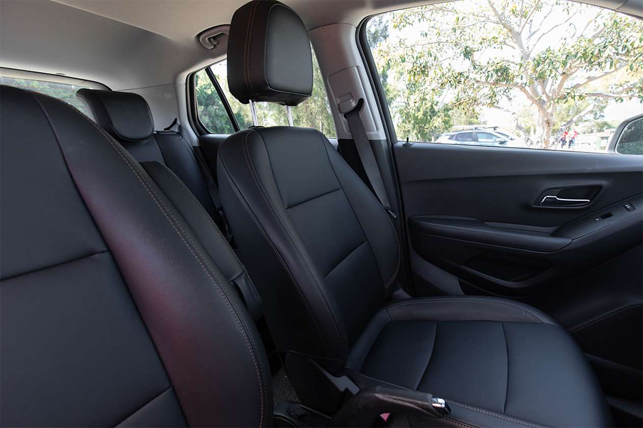 The seats in this top spec are leather-look, so it’s not real leather and it doesn’t look like it. (image credit: Dean McCartney)