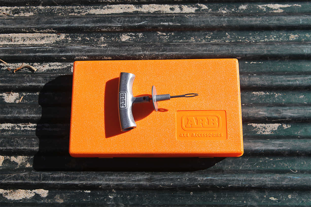 The cord-insertion tool: Looks like a cross between a sewing needle and an ice pick.