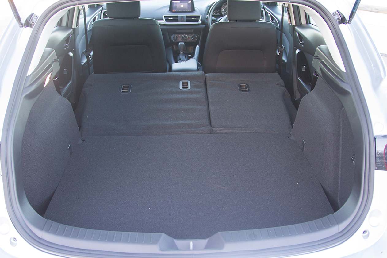 The hatch's boot size isn't exactly a world-beater. (image credit: Peter Anderson)