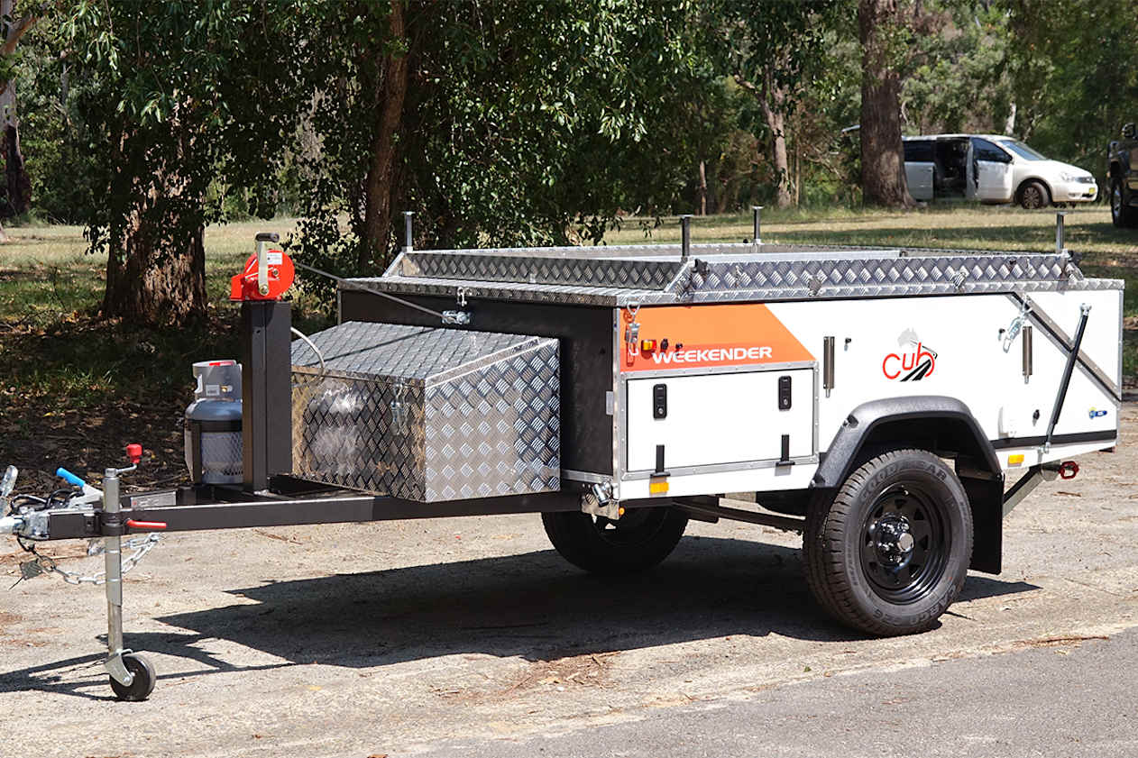 The smallest Cub Camper’s perfect for towing behind small SUVs or normal cars.