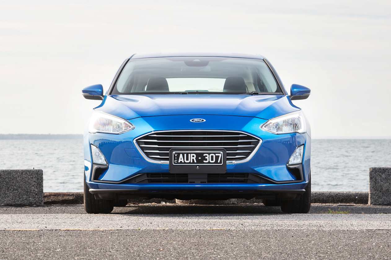 That grille, though poutier than before, still makes this new car recognisable as a Focus. (ST-Line variant pictured)