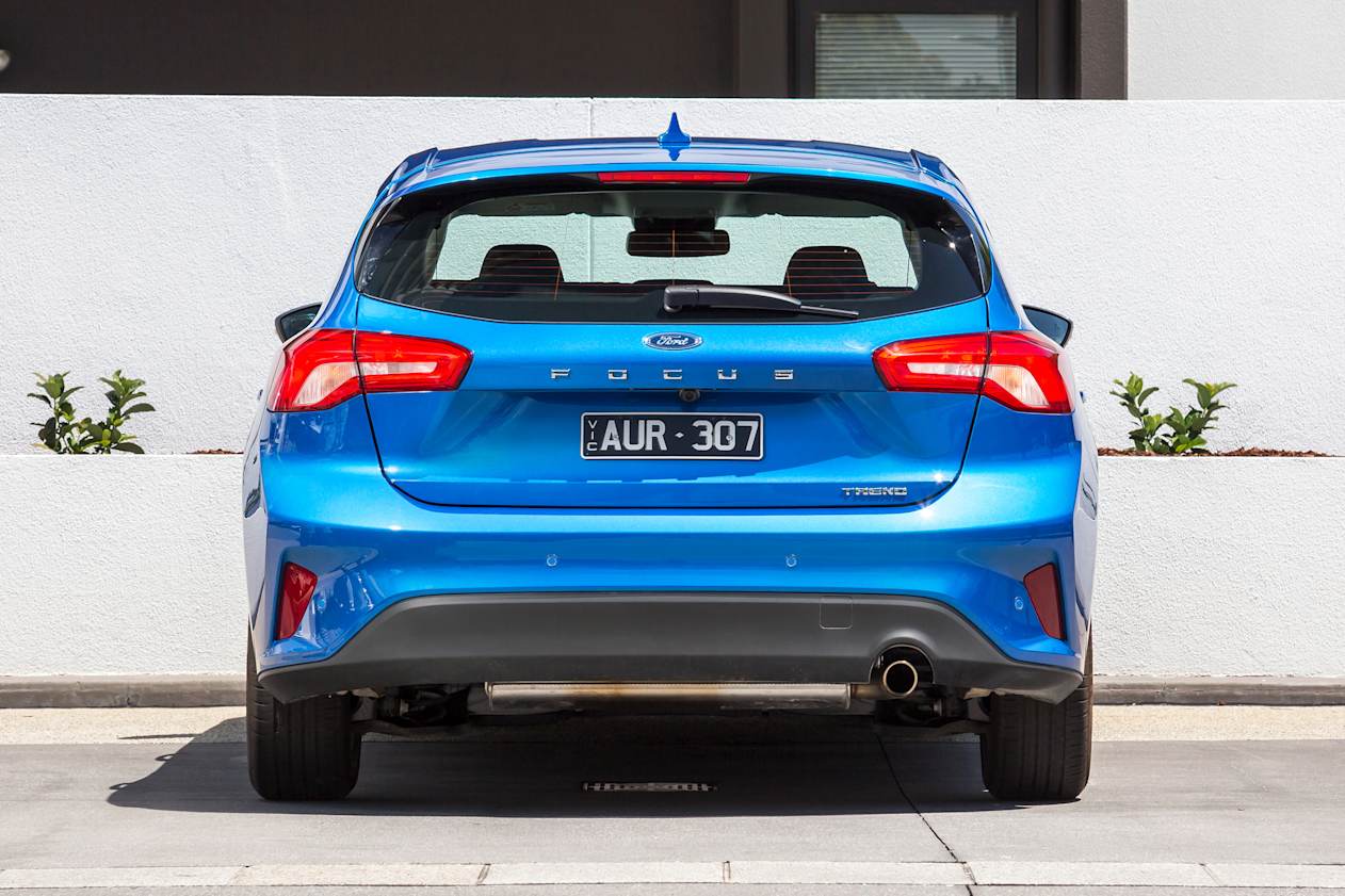 The hoisted-up style to the rear of the previous car is gone and the illusion is now a car which sits lower and level. (ST-Line variant pictured)