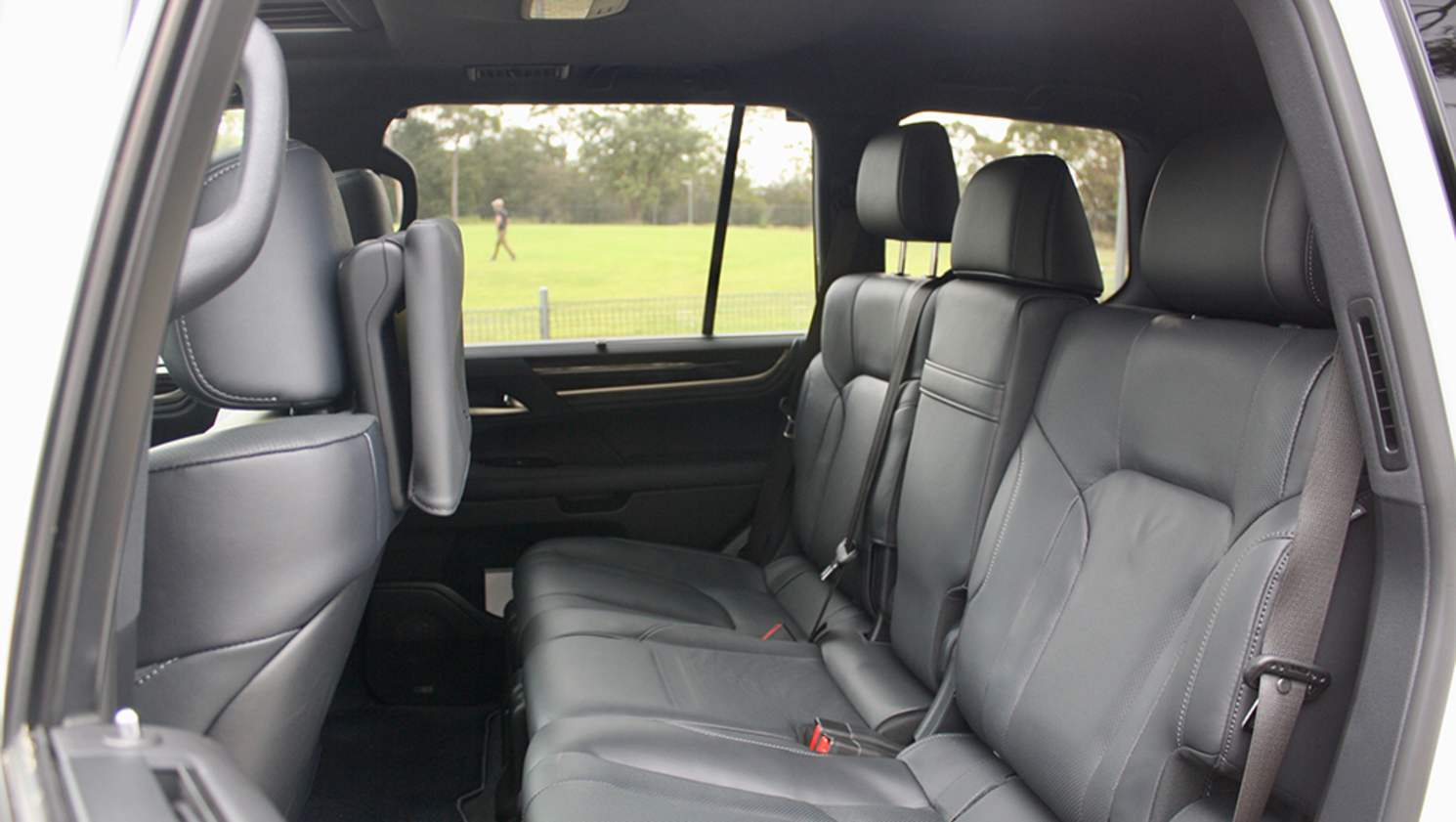 You can fit eight people in the LX, if the three in the third row aren&#039;t big and don&#039;t hate each other.