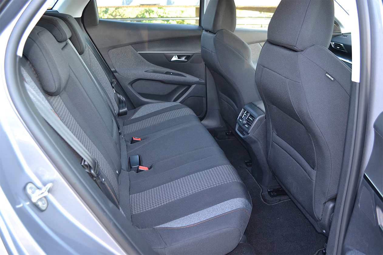 Space in the back on the other hand is getting tight.