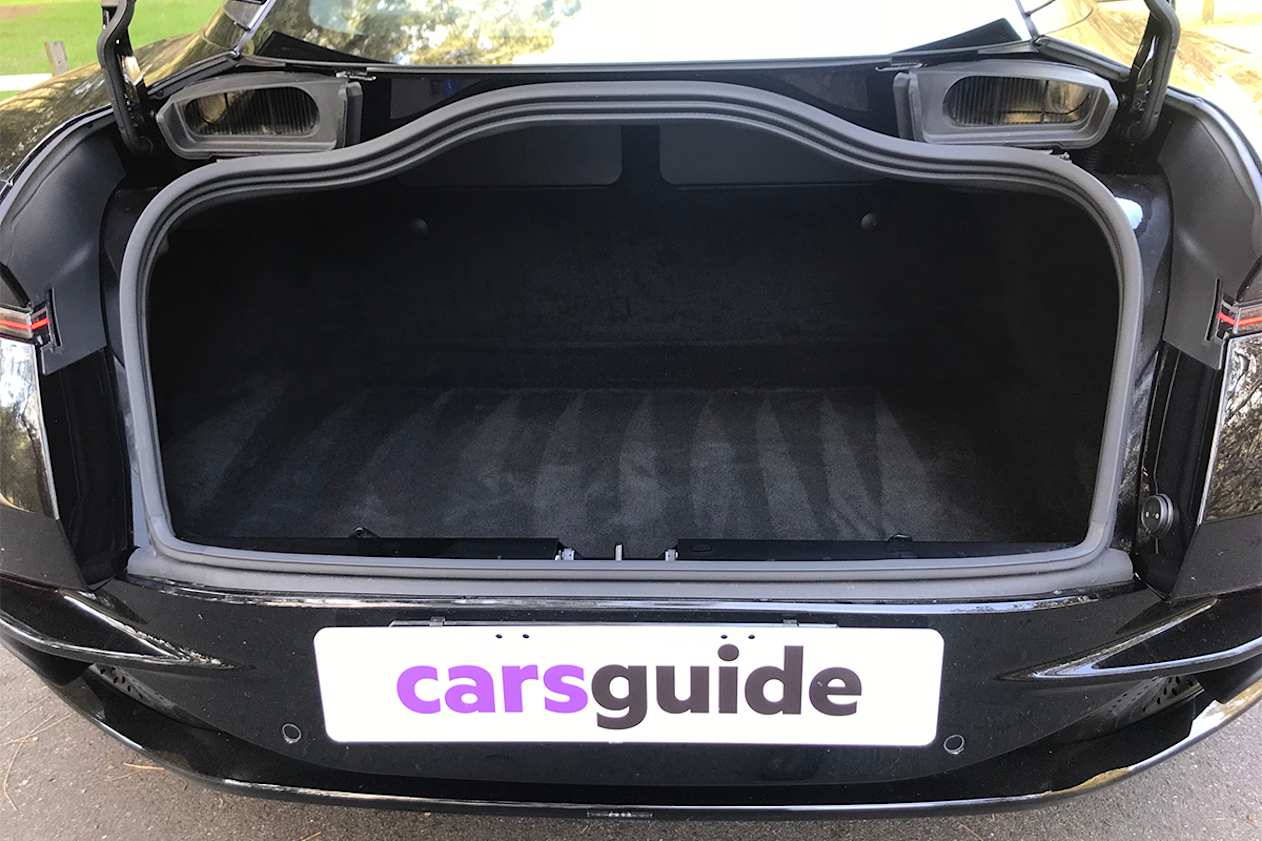 The carpet-lined boot measures 270 litres. (image credit: James Cleary)