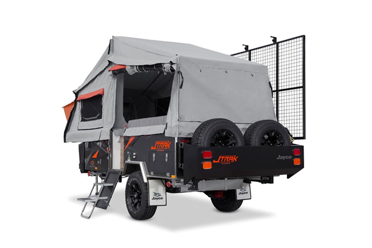 Jayco’s new entry into the forward-fold camper genre continues its domination of the market. Its camper is available in a range of specification levels, both on and off-road.