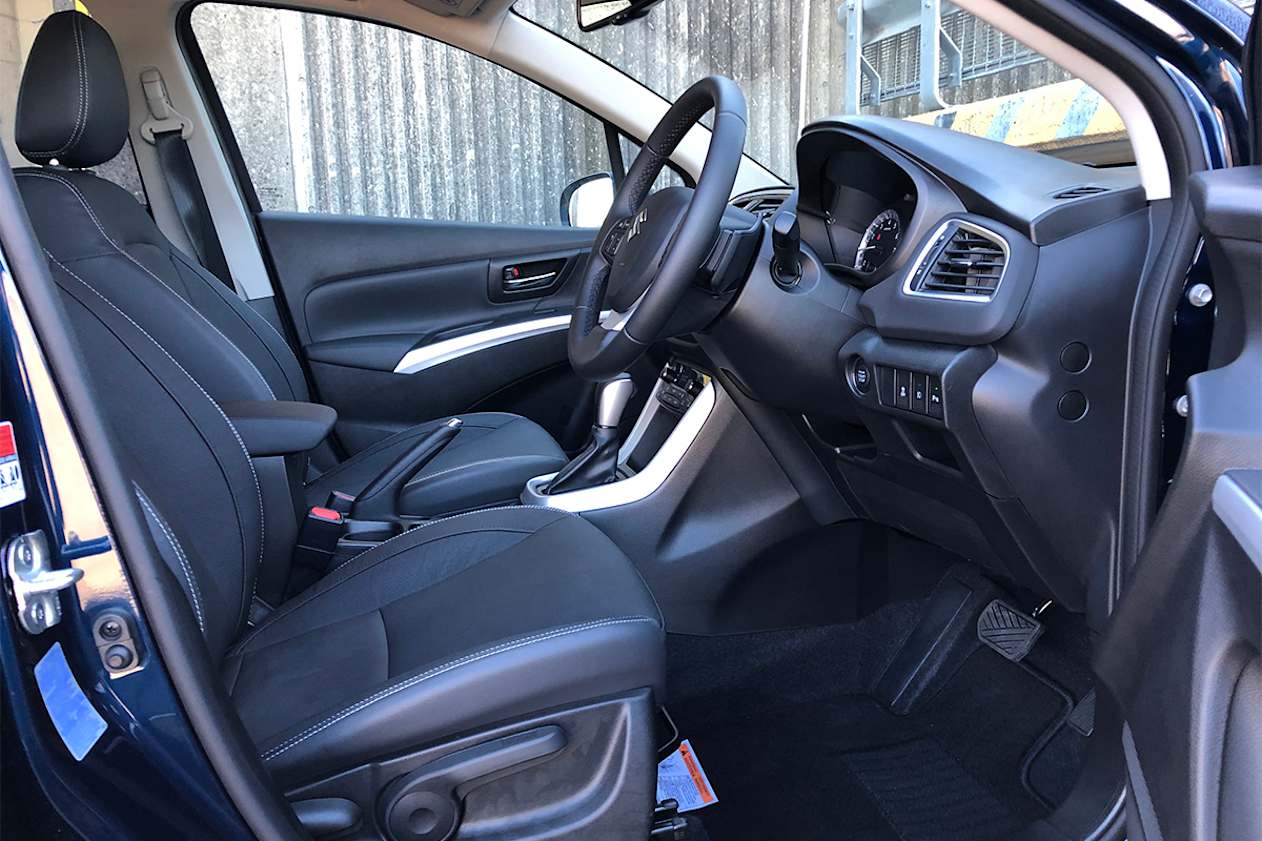 The S-Cross is small on the outside, but pretty big on the inside.