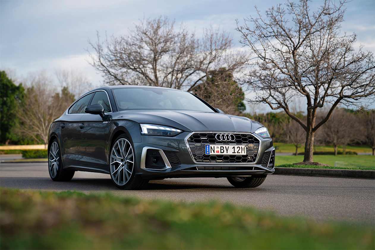 Audi A5 45 TFSI Sportback pictured.