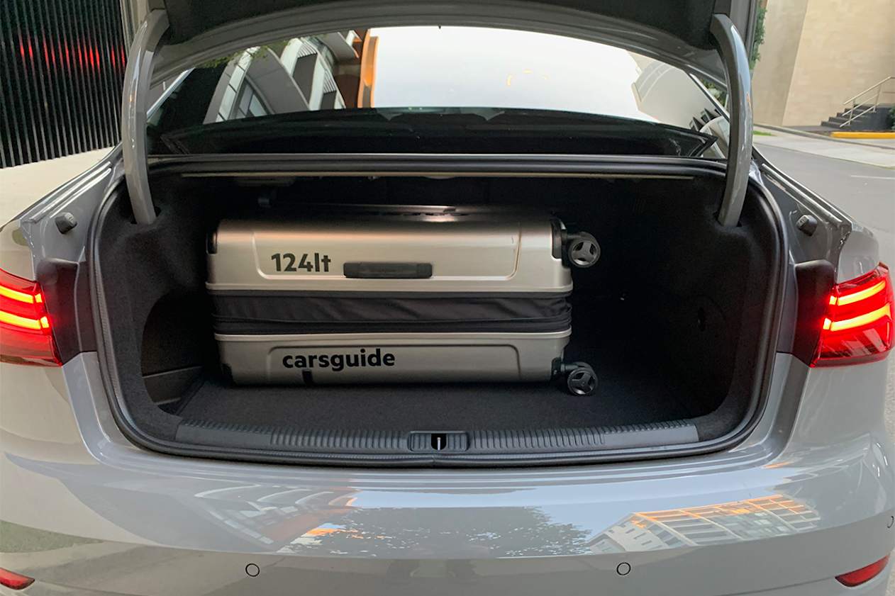 Audi RS3 2020 boot space
