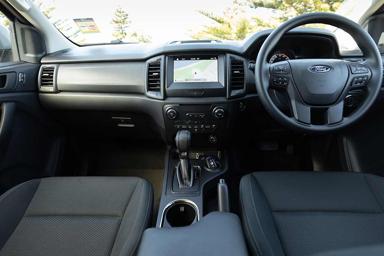 Everything is well laid out with a clearly designed centre console area but it doesn't look at all luxurious, which you're not expecting on this car anyway. (image: Dean McCartney)
