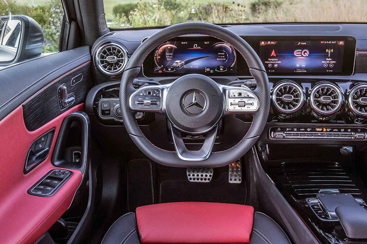 The A 250 e models carry official range ratings of up to 77km by the traditional NEDC standard, or 69km by the new real-world oriented WLTP test. (hatch pictured)