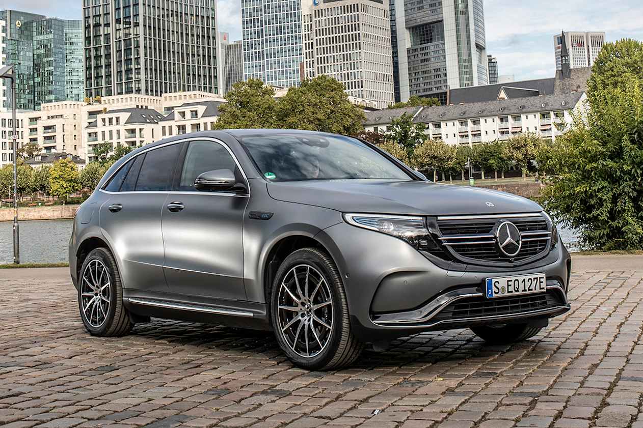 The pure-electric EQC SUV will launch in Australia in the coming months.