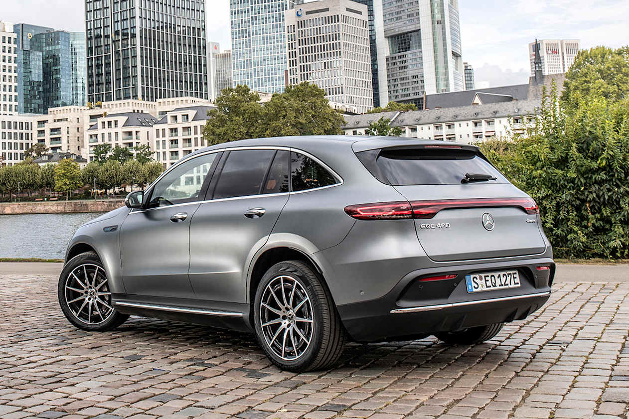 The pure-electric EQC SUV will launch in Australia in the coming months.