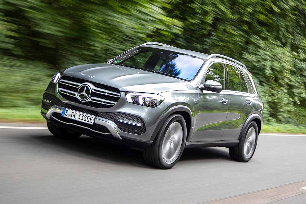 Only the diesel GLE 350 de version of the GLE plug-in hybrid has been shown so far.