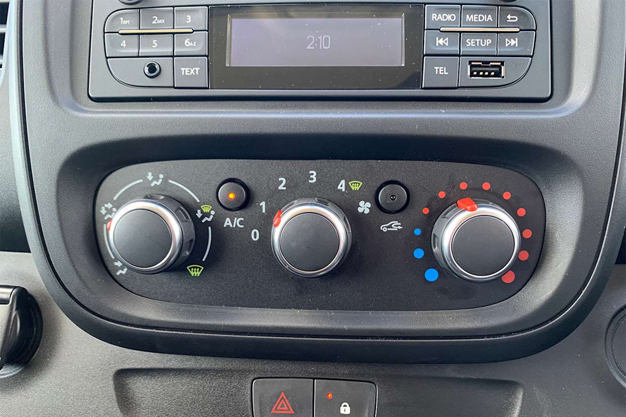 Inside is single zone air conditioning. (LWB model shown)