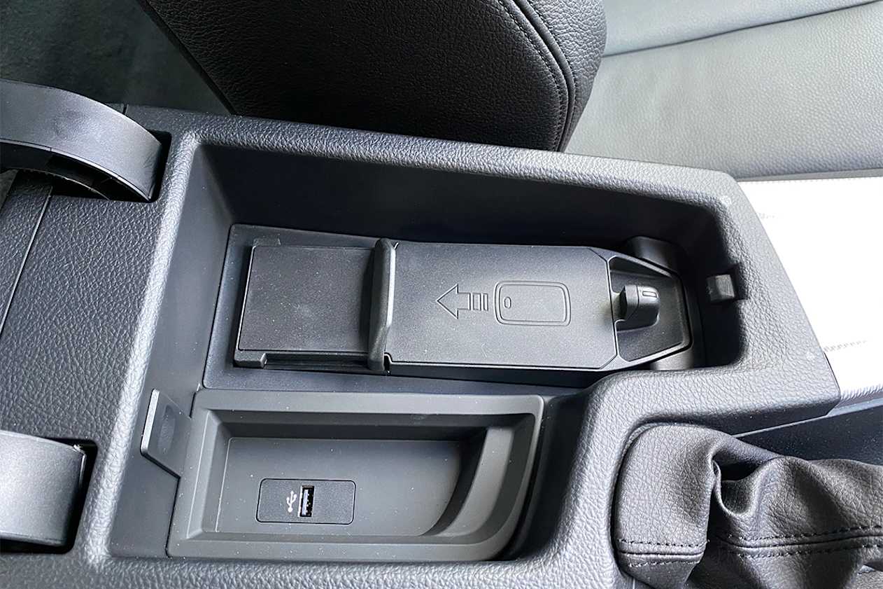 The wireless smartphone charger is an optional extra that costs $200.