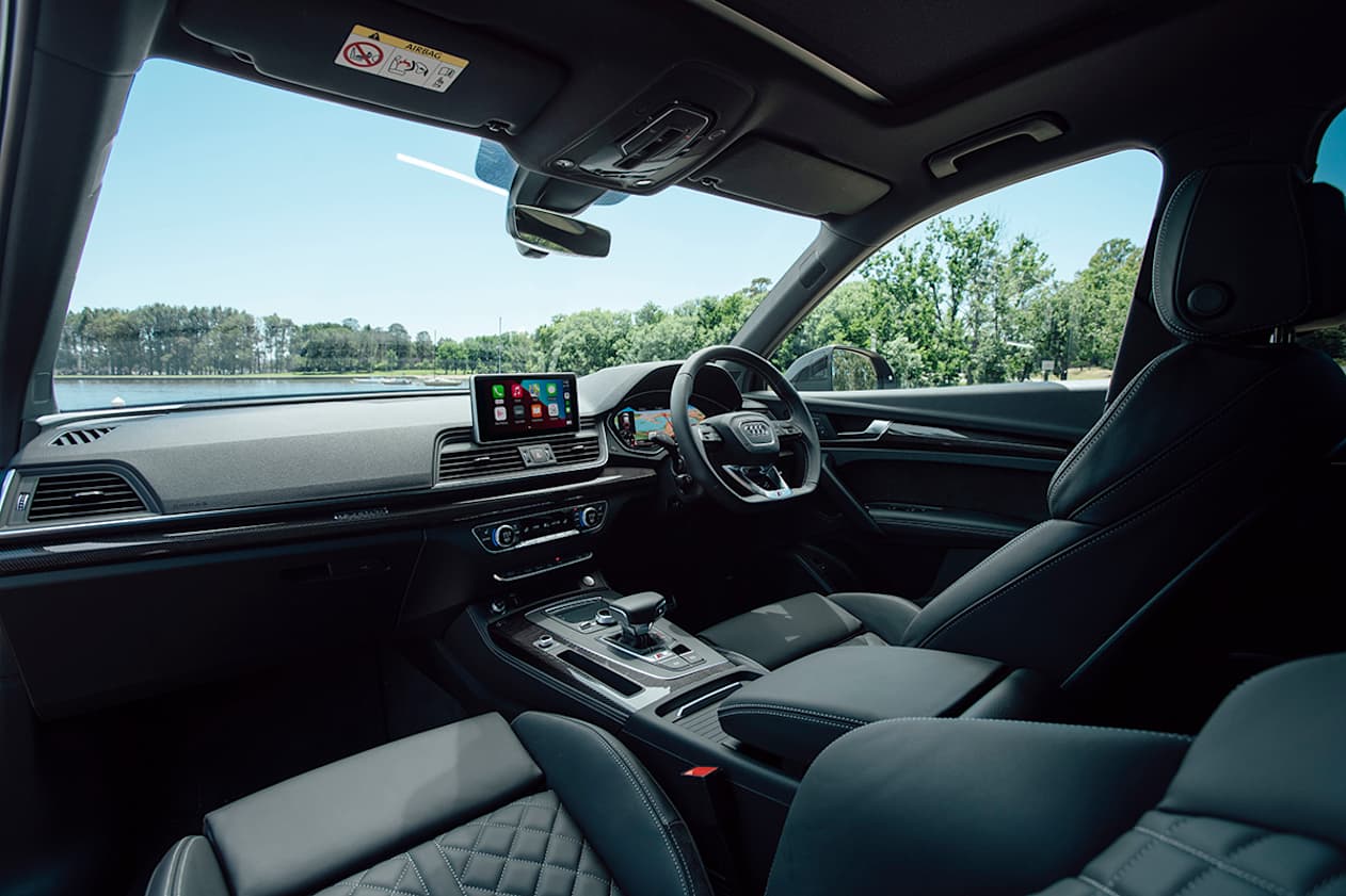 The SQ5 has ample seating for four generously sized adults.