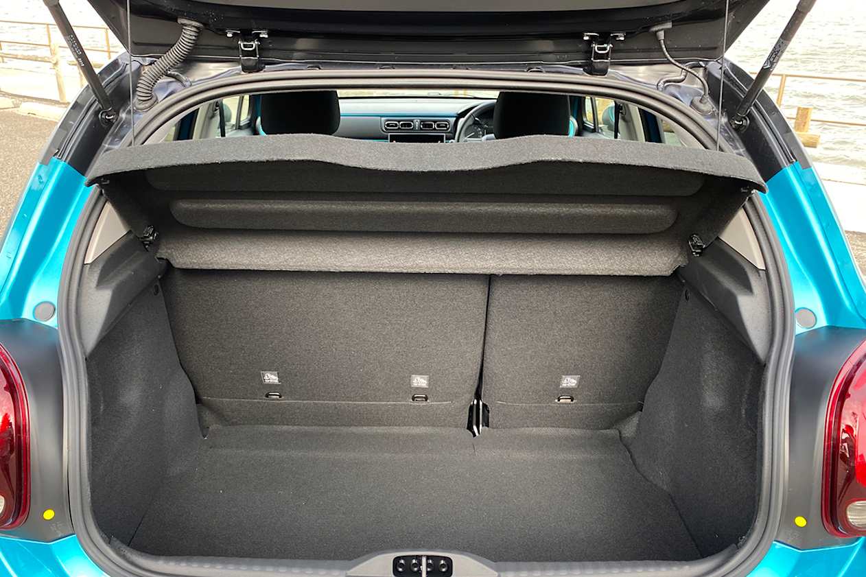 Citroen C3 2021 boot space