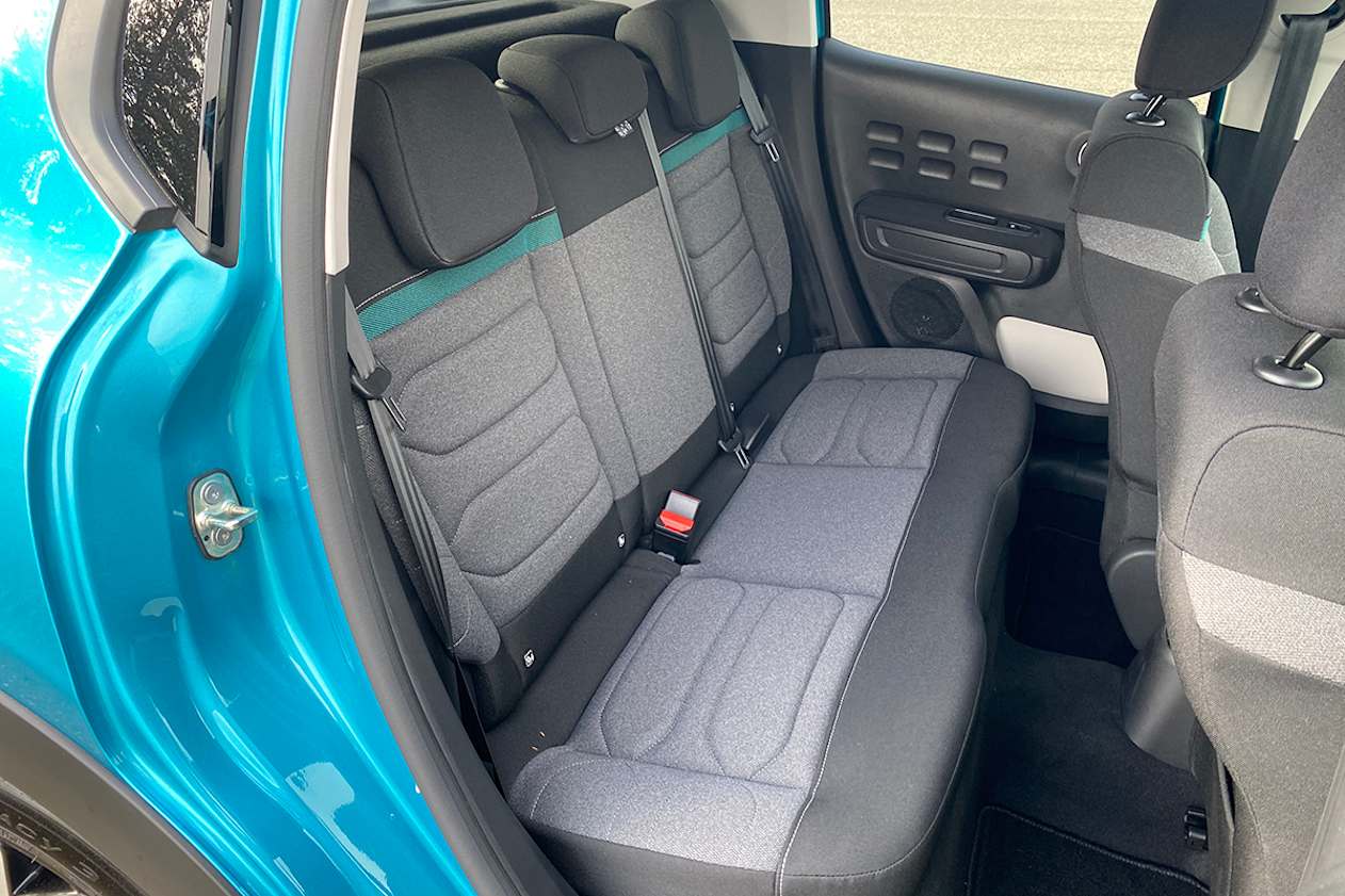 Cargo space is flexible thanks to the sliding back seats.