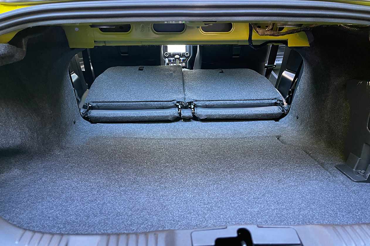 Ford Mustang boot space