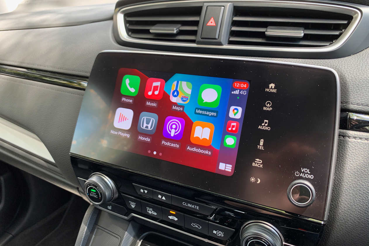 The CR-V has Apple Carplay and Android Auto.