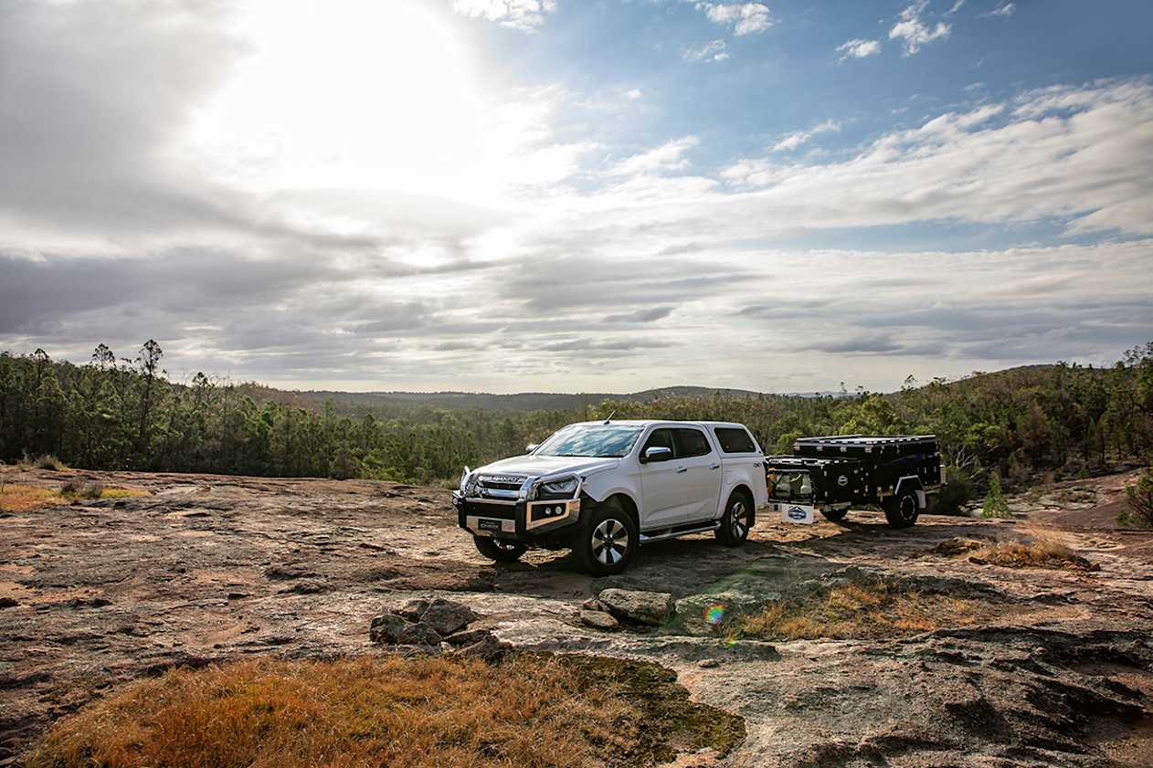 Isuzu D-Max bull bar and canopy.