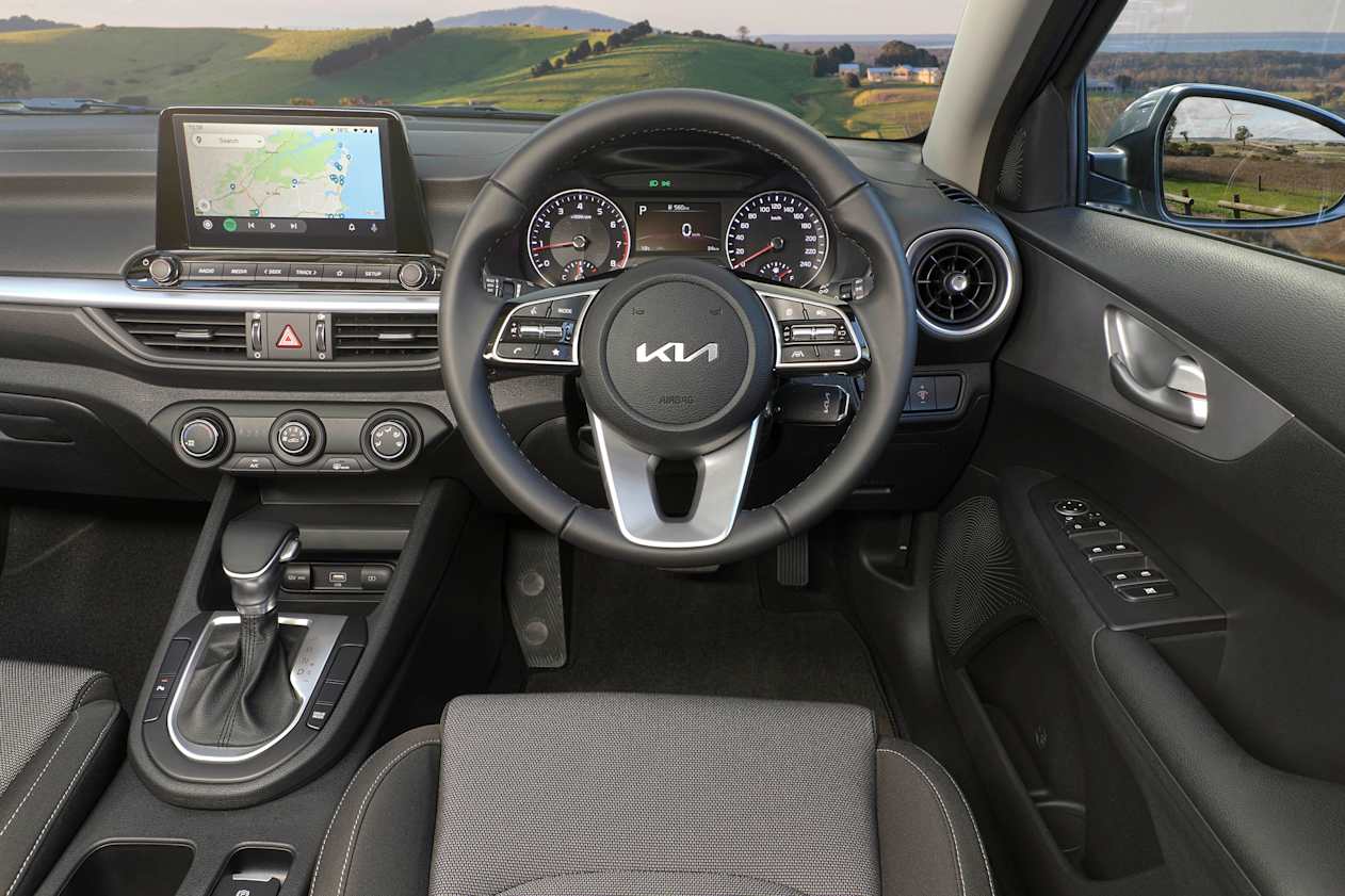 A hallmark of Kia’s interior design is how thoughtful and usable the layouts typically are (S sedan pictured).