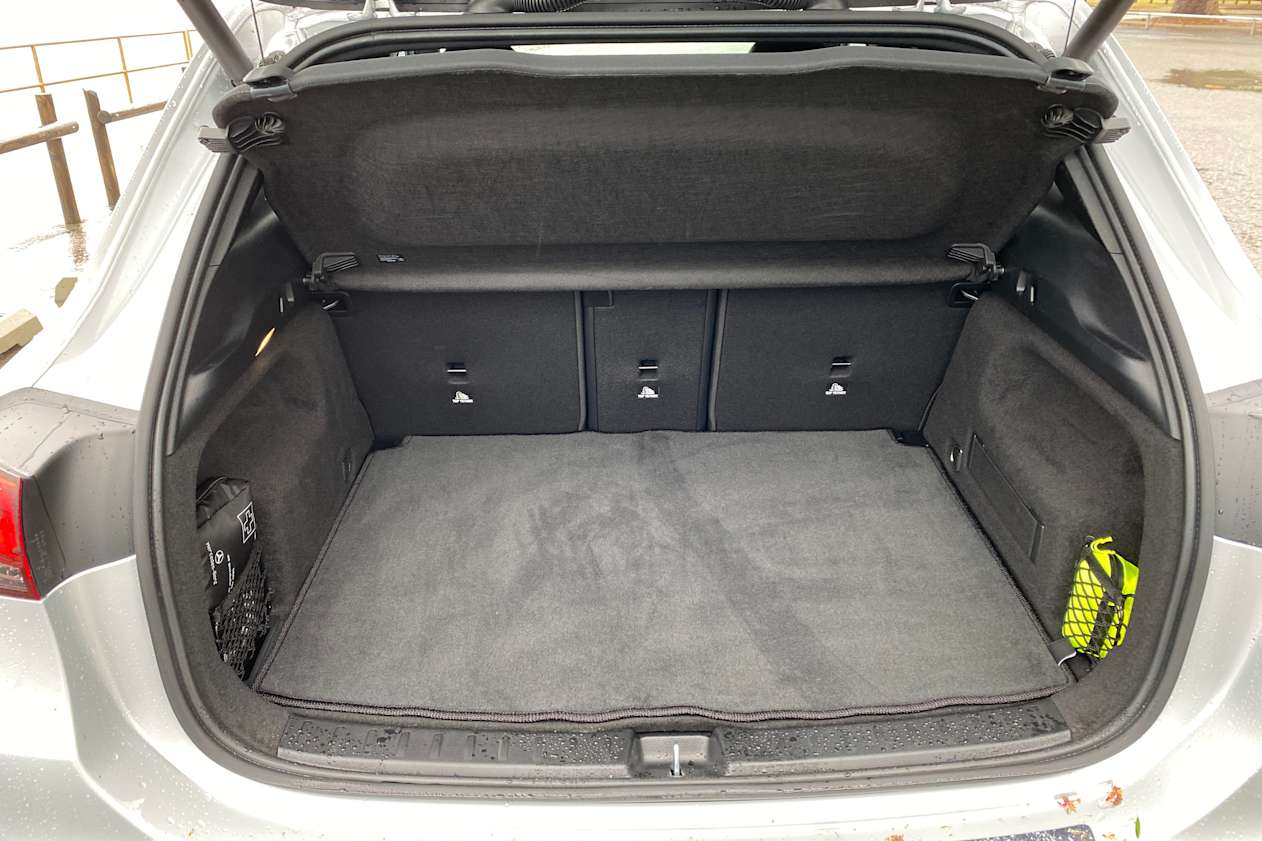The boot holds 435 litres with the seats up.