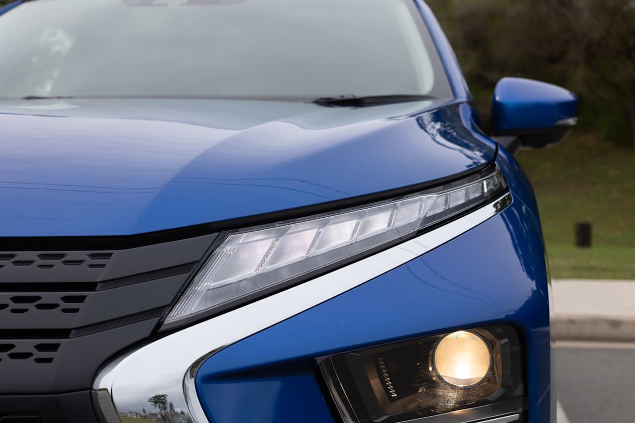 The Eclipse Cross has dusk sensing headlights and auto high beam.