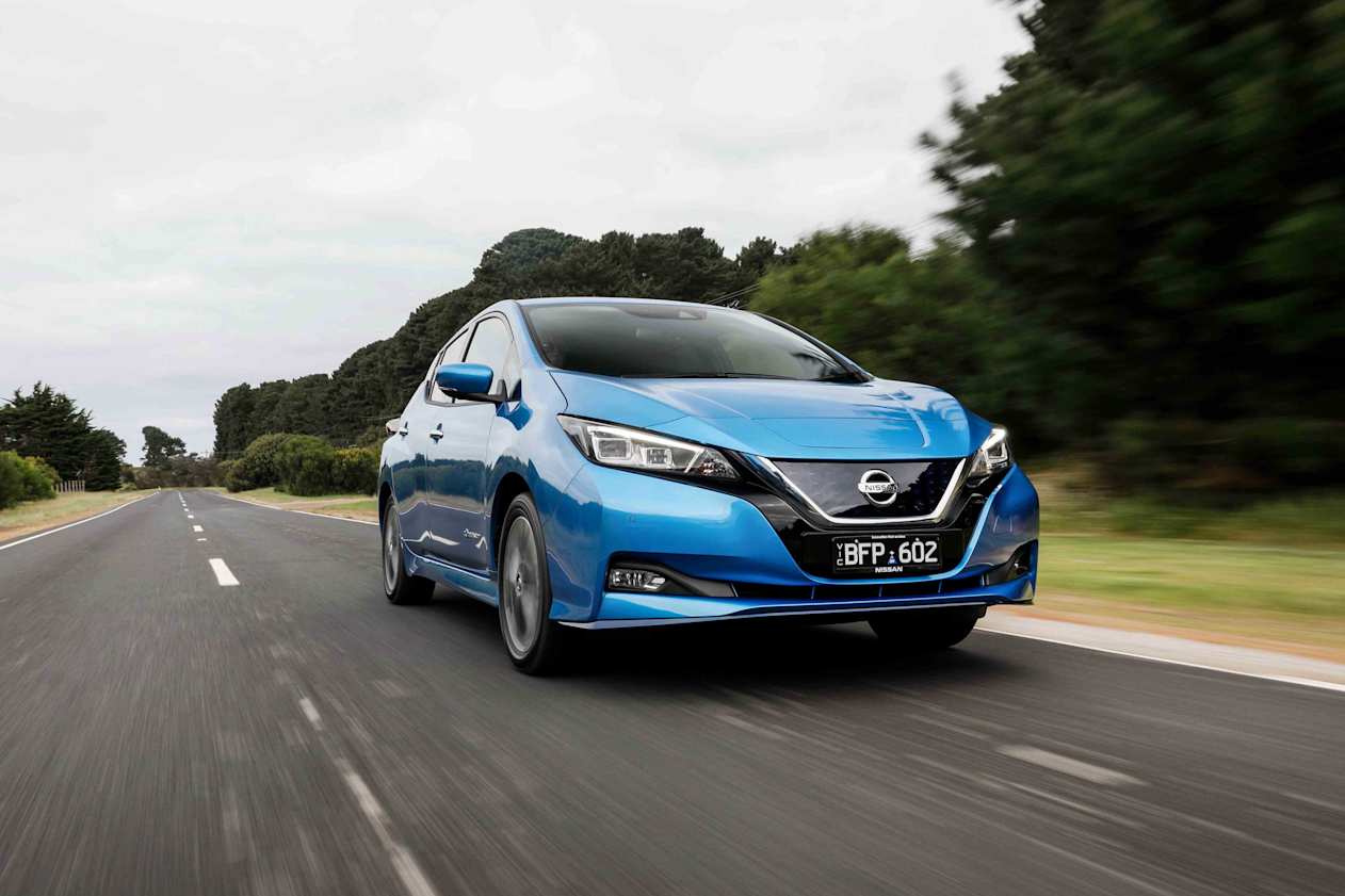 The Leaf e+ can be quite entertaining on a good twisty road, exhibiting strong body control.