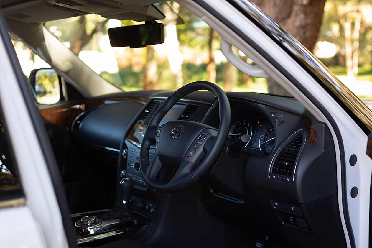 Inside, the Patrol is huge.