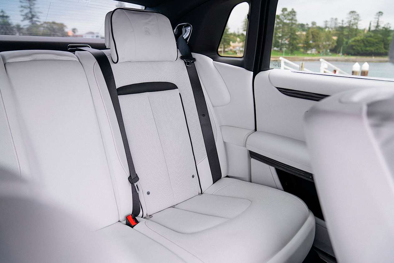 Obviously designed for two, the back seat will seat three. 