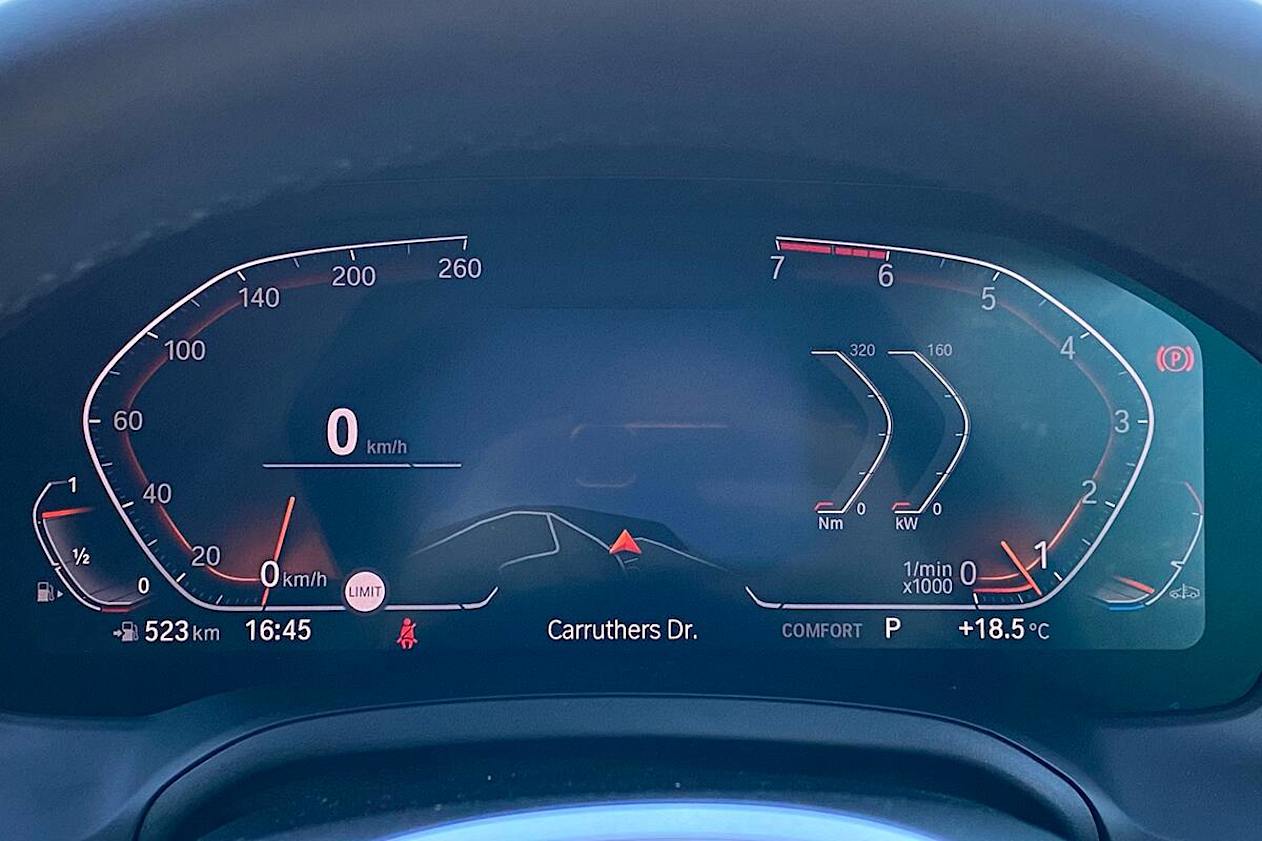 There's a 12.3-inch digital dashboard.